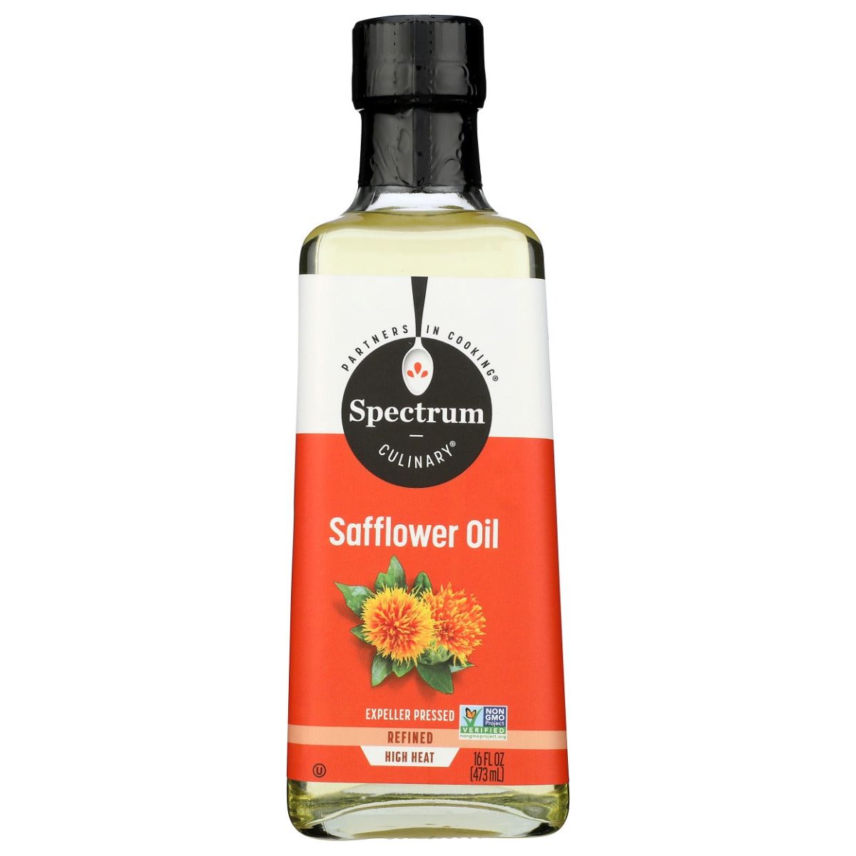 SPECTRUM NATURALS: High Heat Safflower Oil, 16 oz