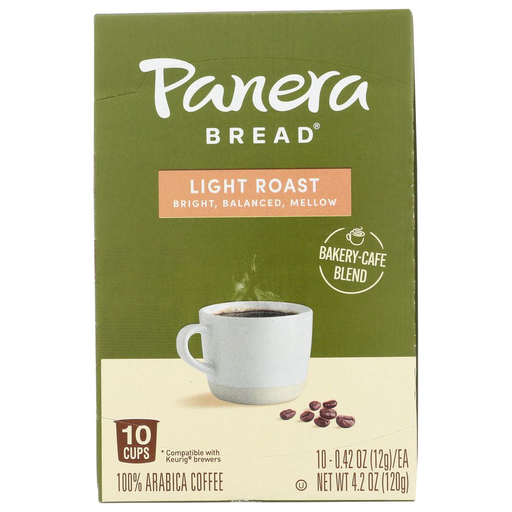 PANERA BREAD: Light Roast Single Serve Coffee, 10 ea