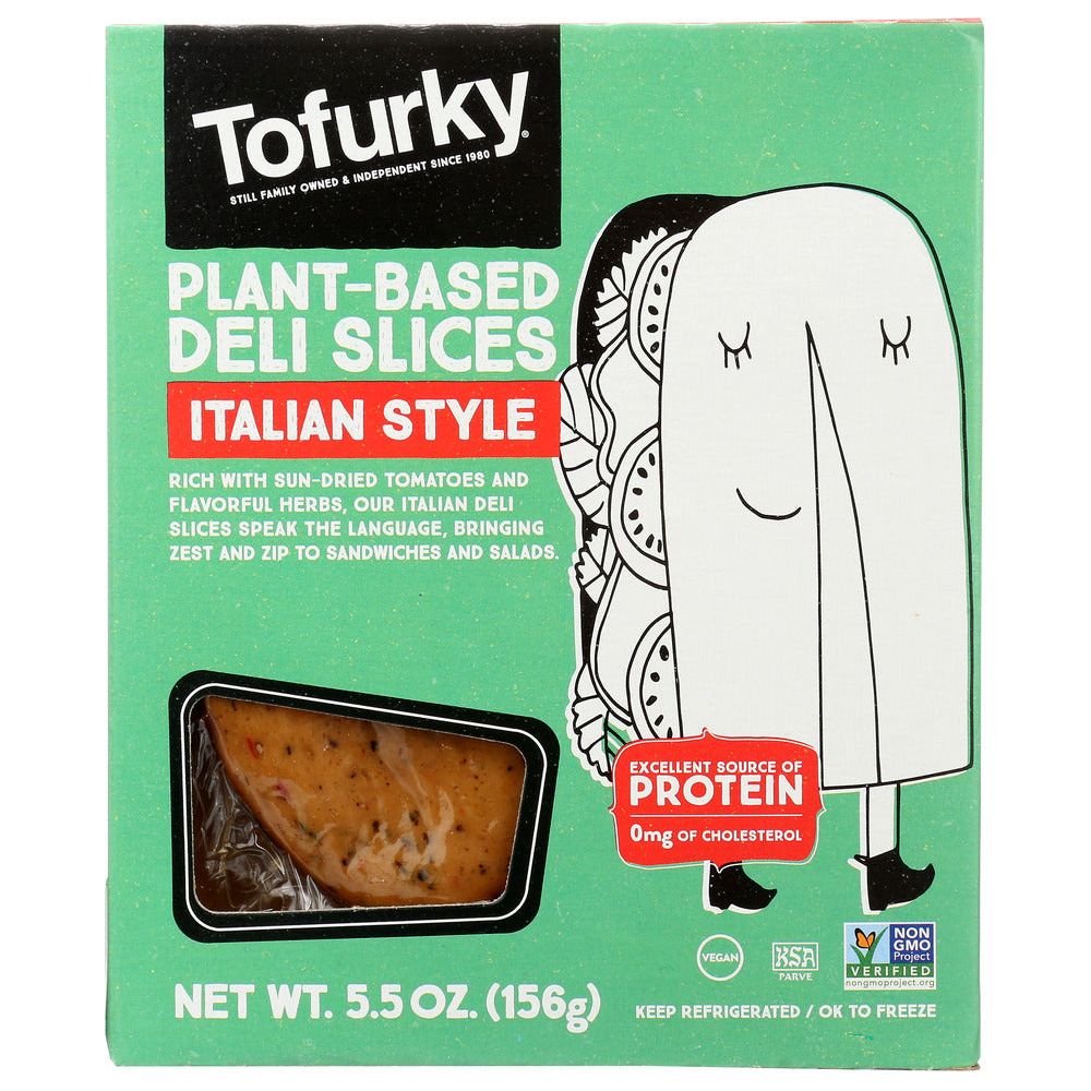 TOFURKY: Plant-Based Deli Slices Italian Style, 5.50 oz