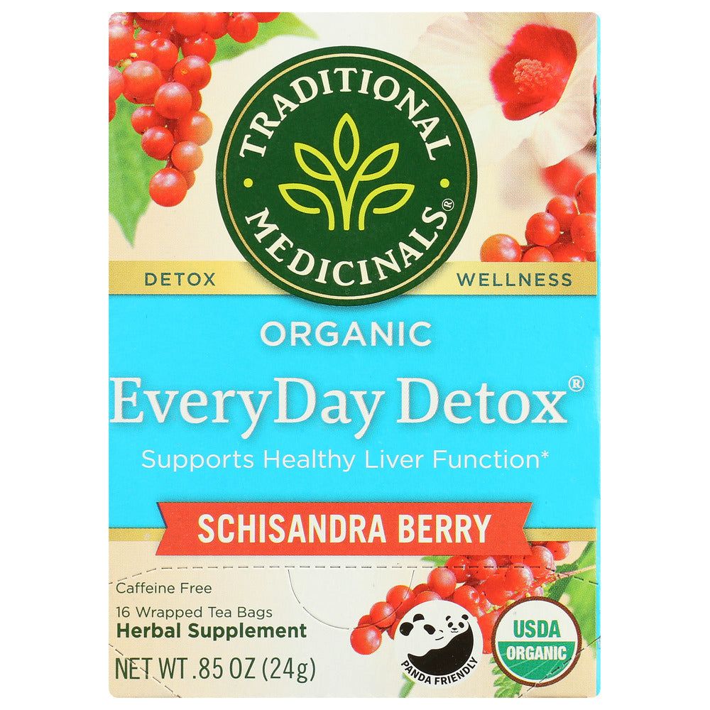 TRADITIONAL MEDICINALS: Everyday Detox Herbal Tea 16 tea bags, 0.85 oz