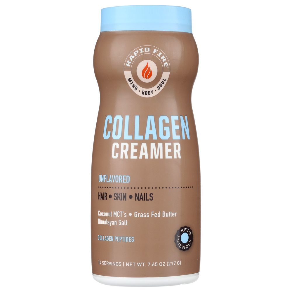 RAPID FIRE: Natural Flavor Collagen Creamer, 7.65 oz