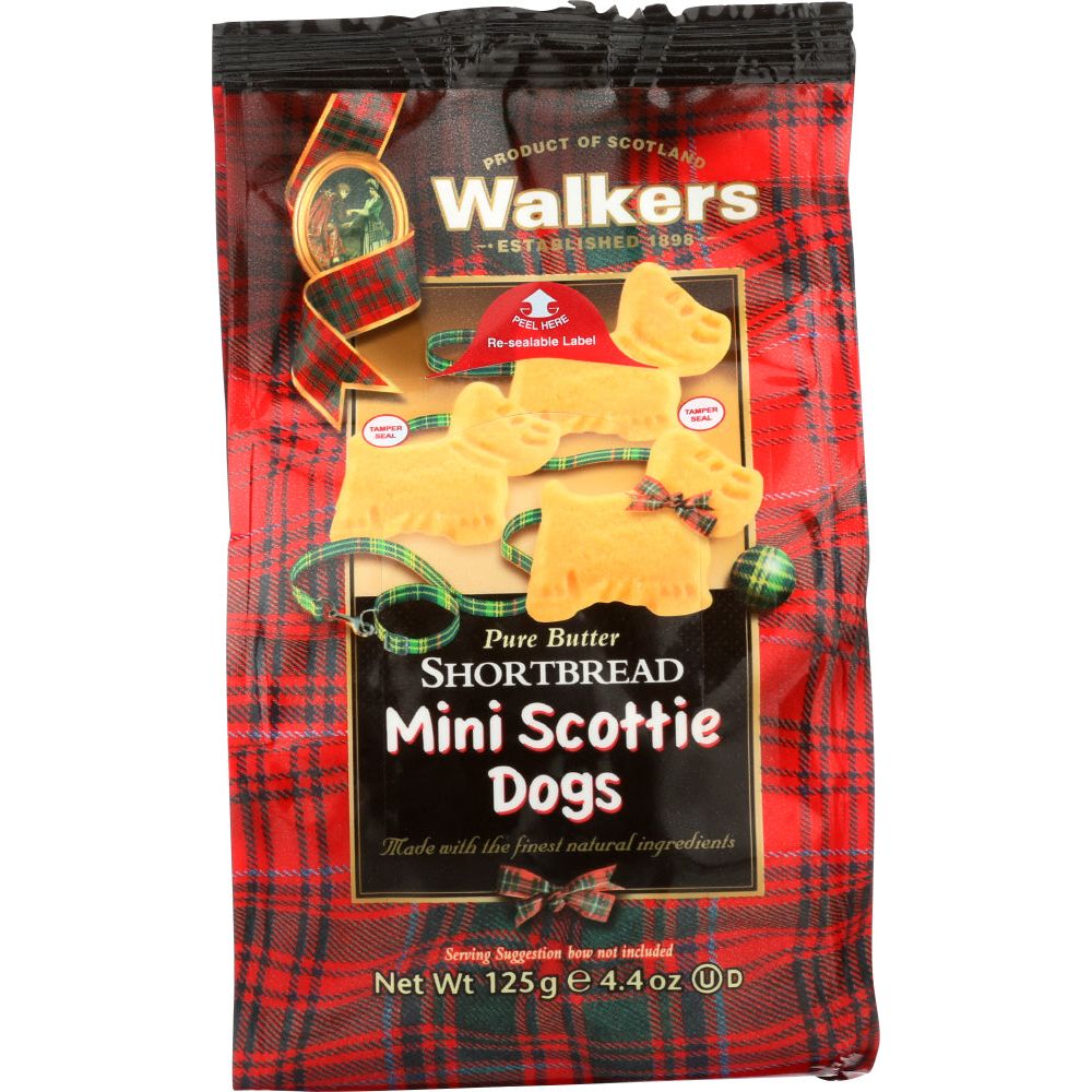WALKERS: Shortbread Mini Scotti Dog, 4.4 oz