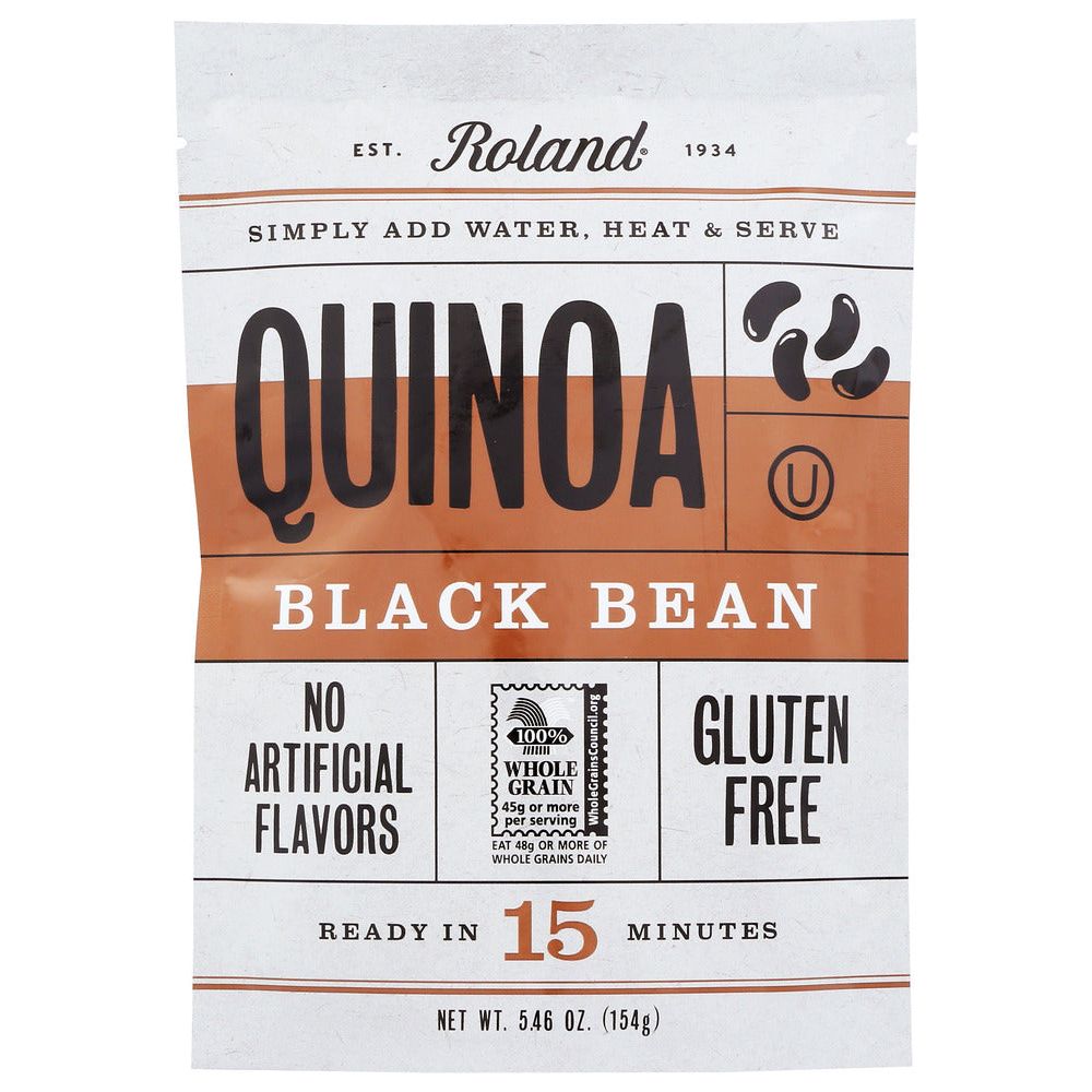 ROLAND: Quinoa Gluten Free Black Bean, 5.46 oz