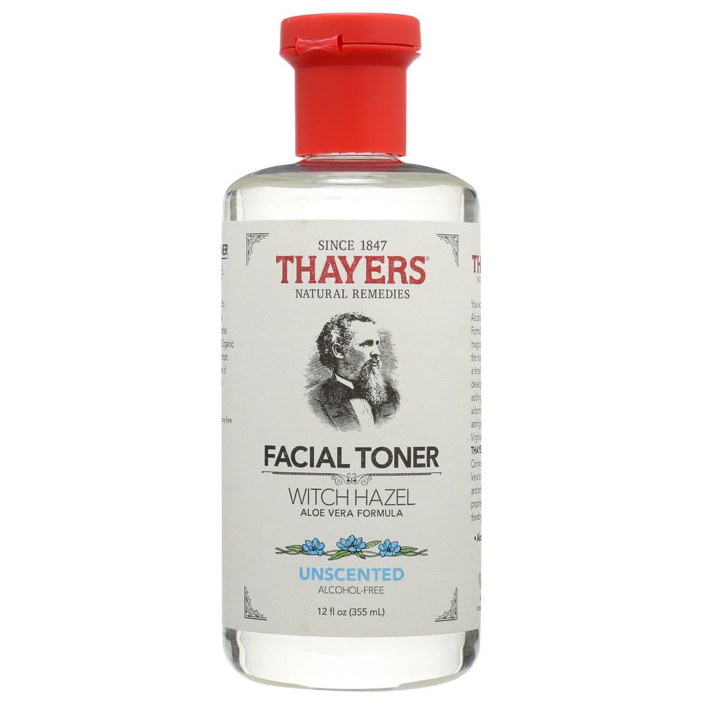 THAYERS: Alcohol Free Unscented Facial Toner Witch Hazel And Aloe Vera Formula, 12 oz