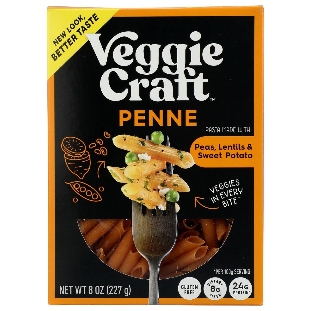 VEGGIECRAFT: Sweet Potato Pasta, 8 oz