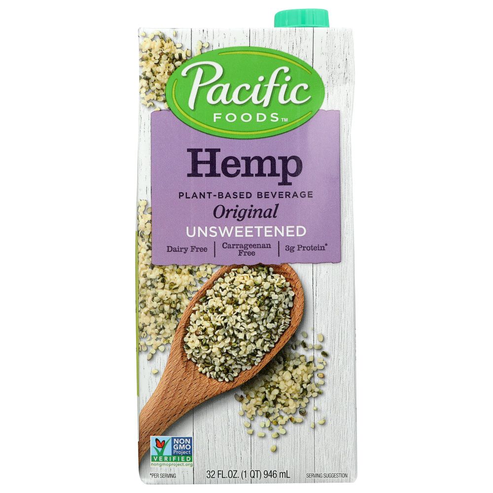 PACIFIC FOODS: Unsweetened Hemp Original, 32 oz
