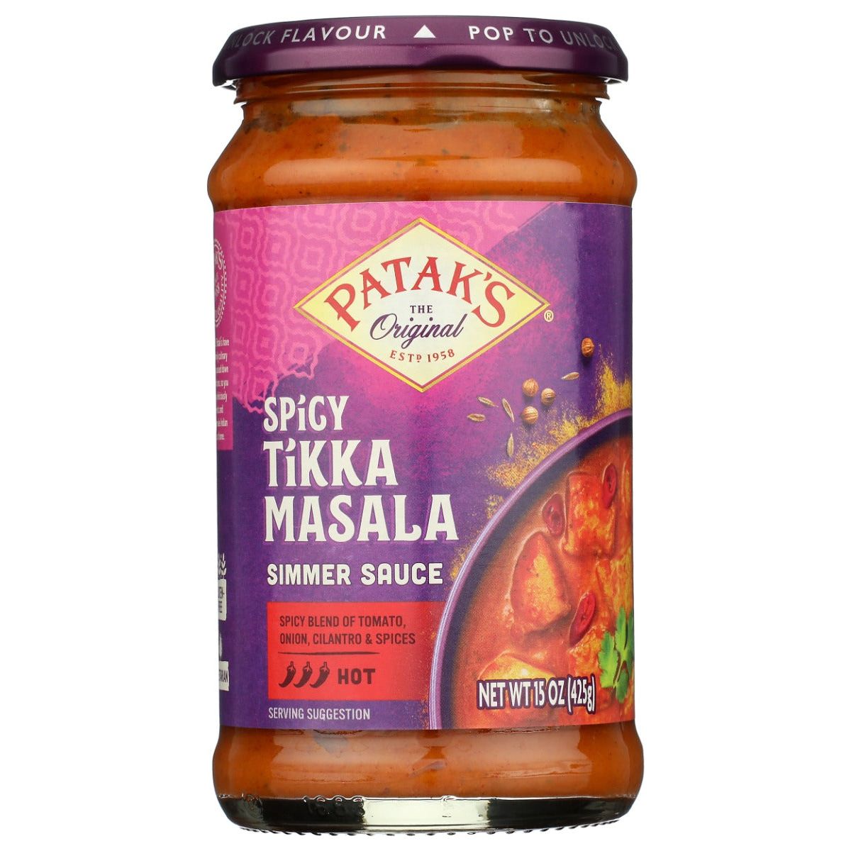 PATAKS: Masala Tikka Spicy, 15 oz
