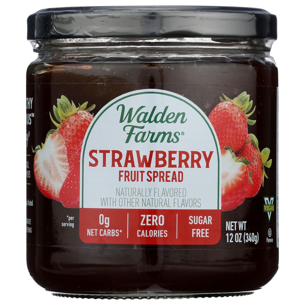 WALDEN FARMS: Calorie Free Fruit Spread Strawberry, 12 oz