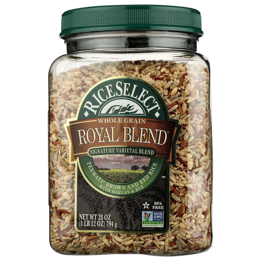 RICESELECT: Royal Blend Whole Grain Texmati Brown and Red Rice, 28 oz