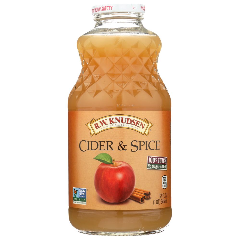RW KNUDSEN FAMILY: Cider & Spice Juice, 32 fo