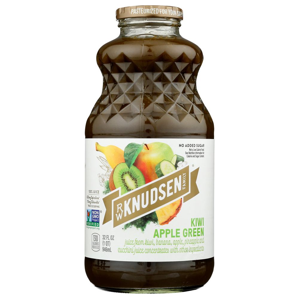 R.W. KNUDSEN: Juice Kiwi Apple Green, 32 fo