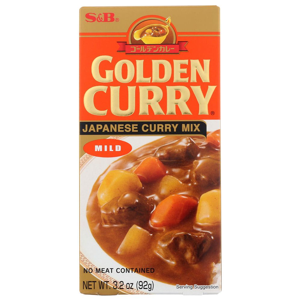 S & B: Golden Curry Mix Mild, 3.2 oz