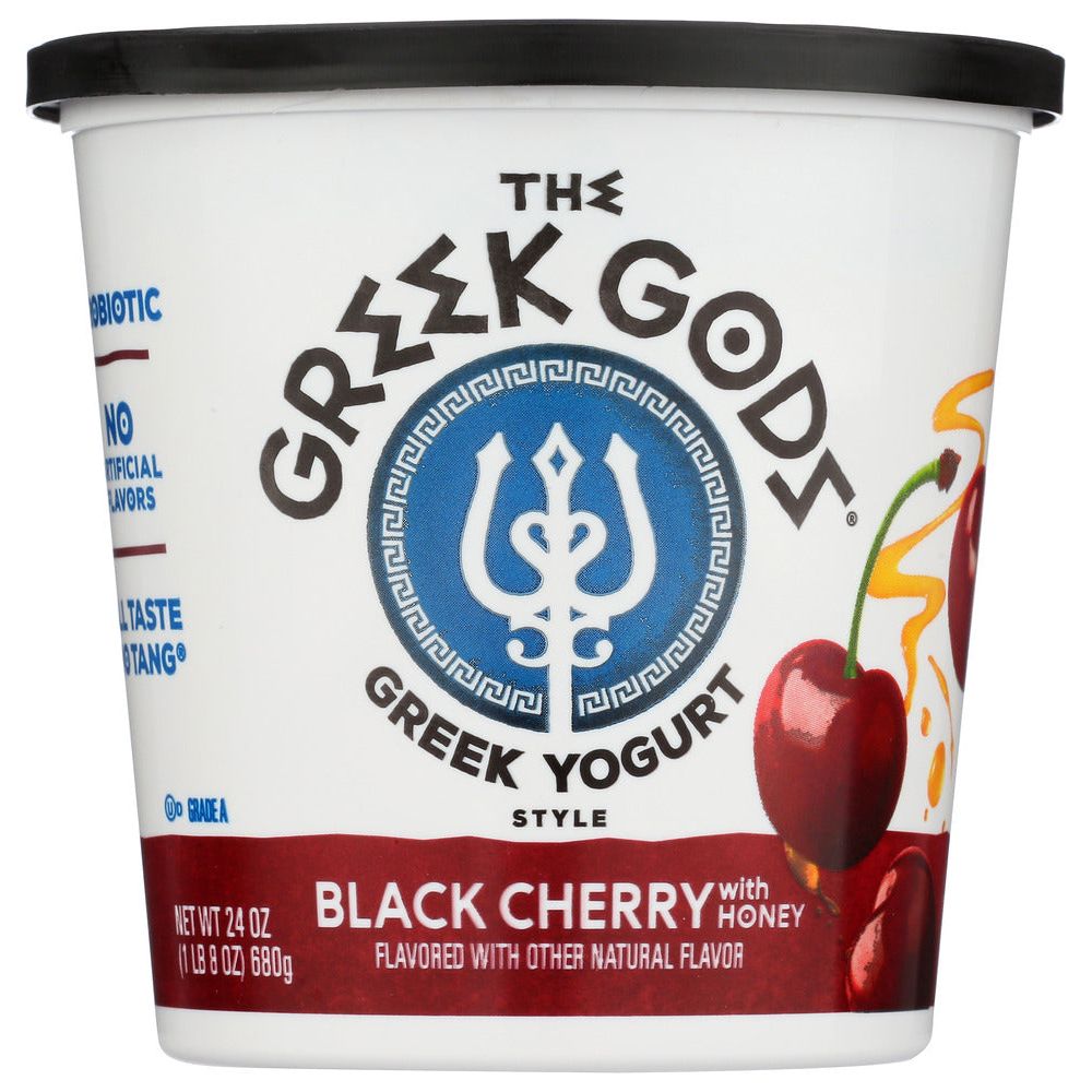 THE GREEK GODS: Black Cherry Greek-Style Yogurt, 24 oz