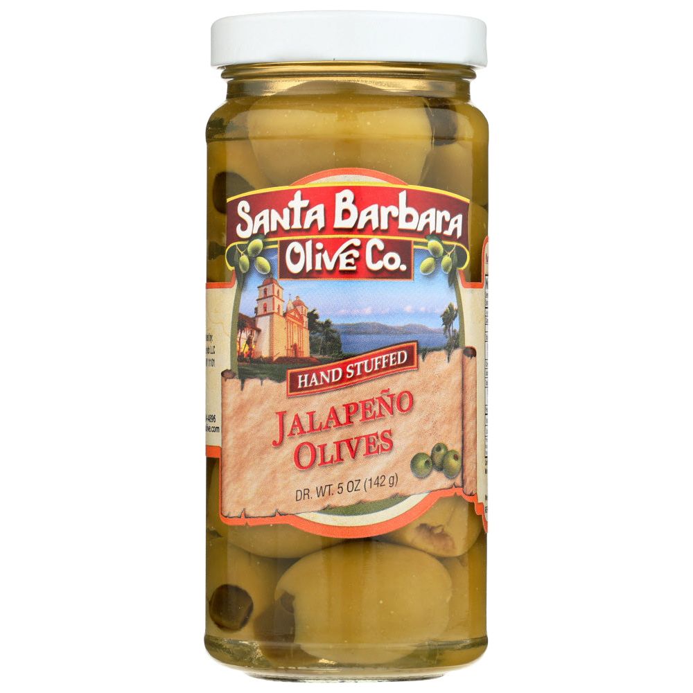 SANTA BARBARA OLIVE CO.: Jalapeno Stuffed Olives, 5 oz