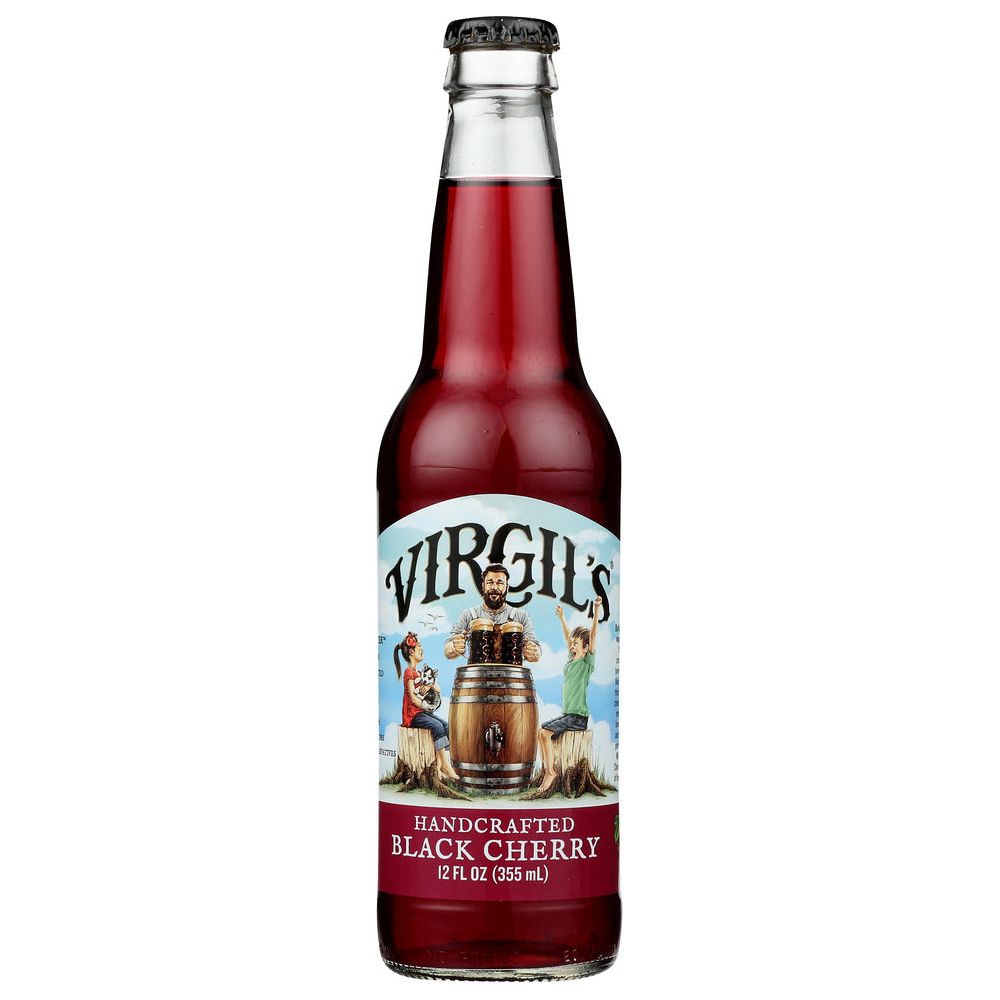 VIRGILS: Soda Blck Chrry Bottle, 12 fo
