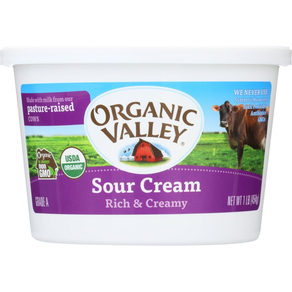 ORGANIC VALLEY: Organic Sour Cream, 16 oz