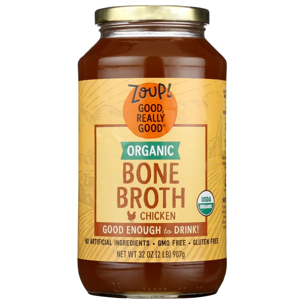 ZOUP GOOD REALLY: Broth Chicken Bone Org, 32 OZ