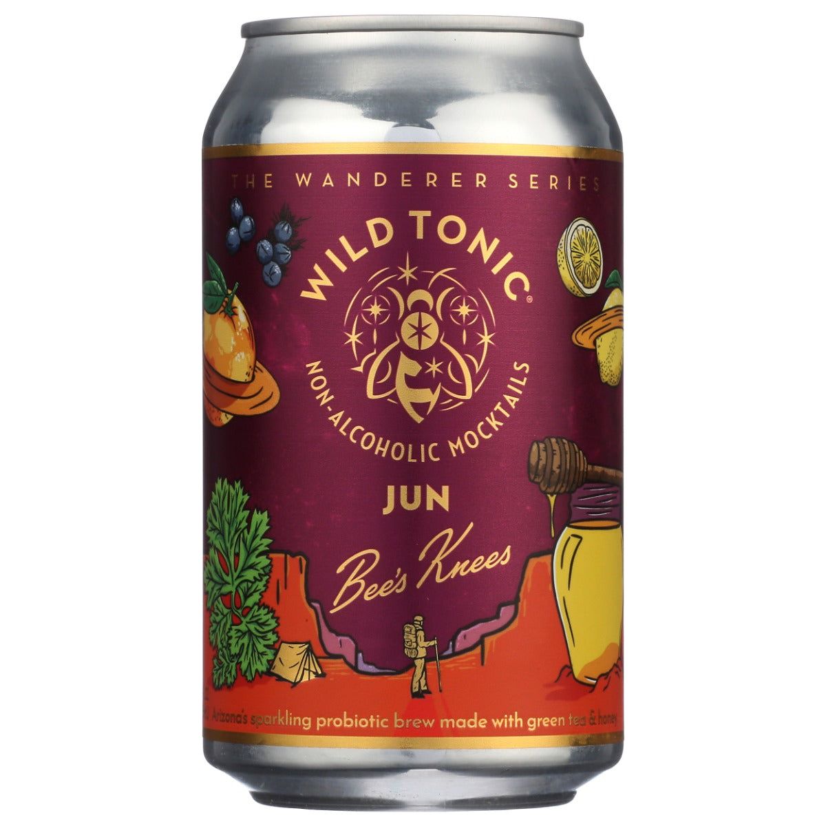 WILD TONIC: Kombucha The Bees Kness, 12 oz