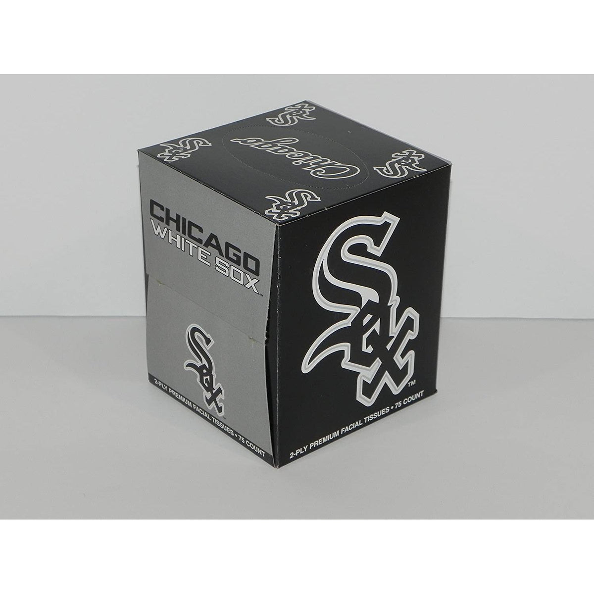 SPORTS TISSUES: Tissue Cube Mlb Chic Wht Sox, 1 ea
