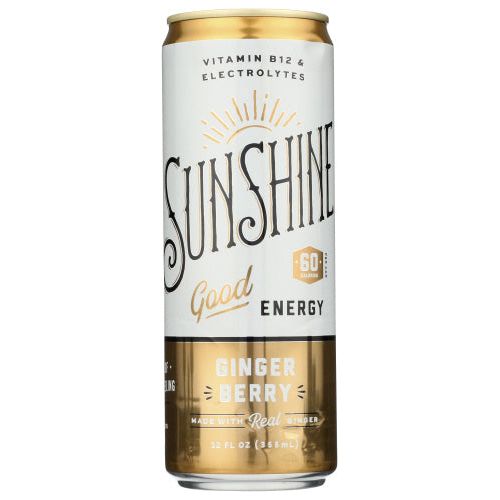 SUNSHINE: Drink Energy Ginger Berry, 12 FO