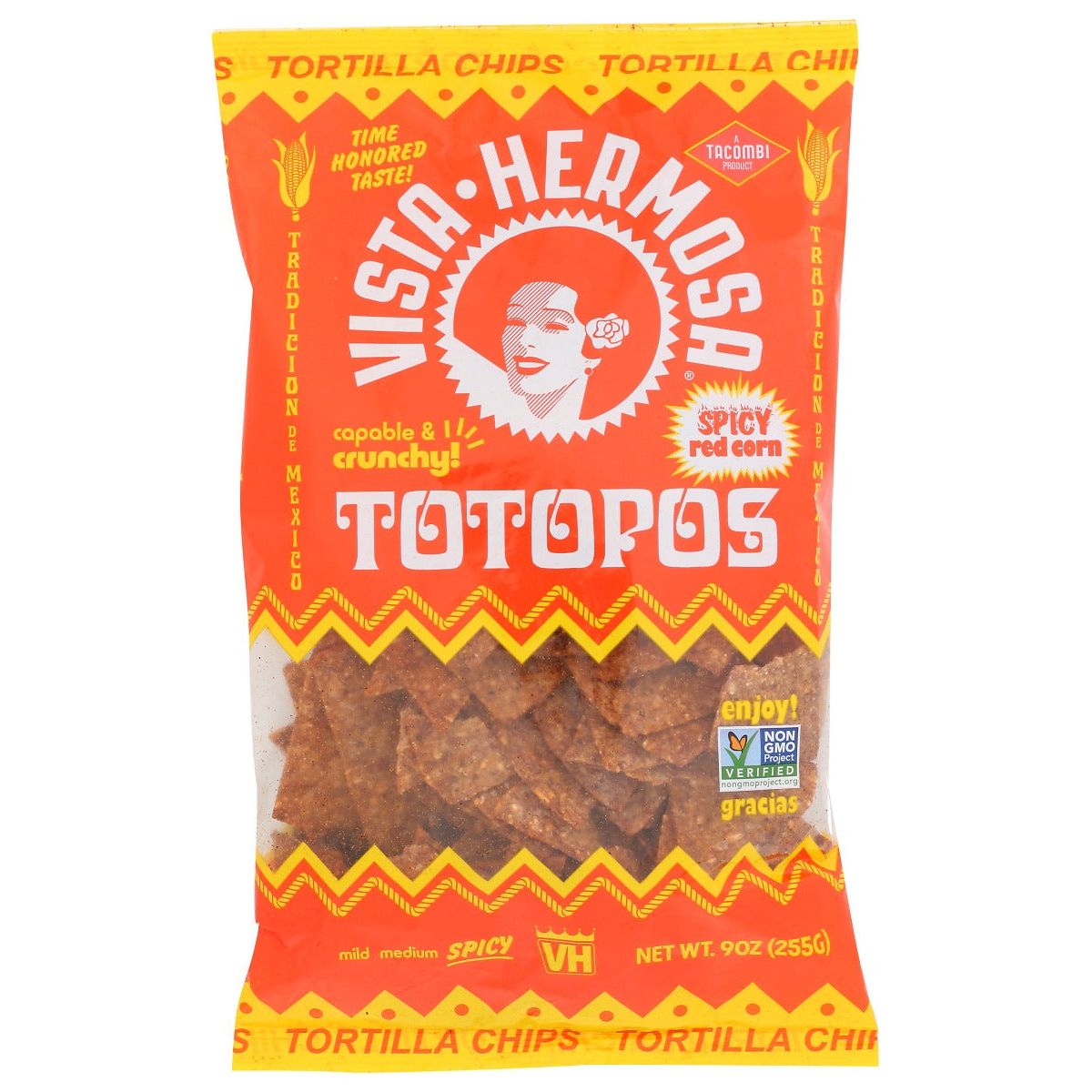 VISTA HERMOSA: Chips Tortilla Red, 9 oz
