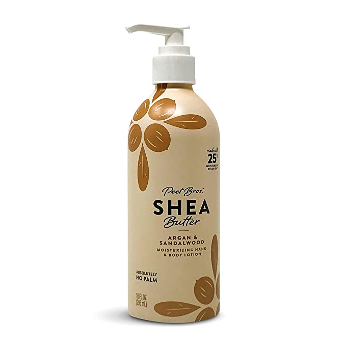 PEET BROS: Lotion Argan Sandalwood, 10 oz