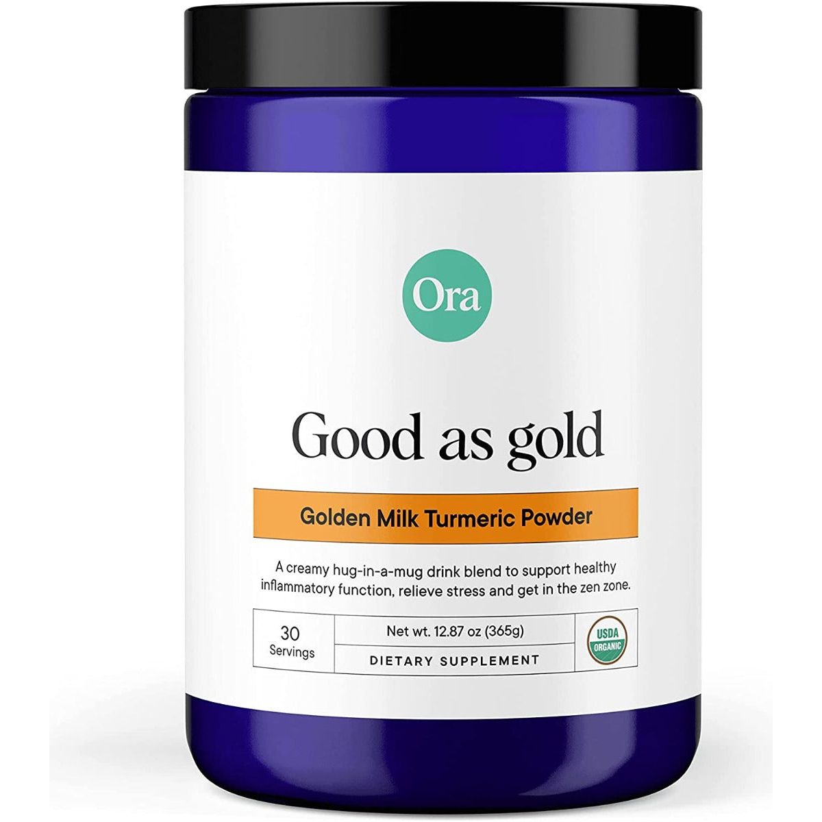 ORA ORGANIC: Golden Milk Powder, 365.4 gm