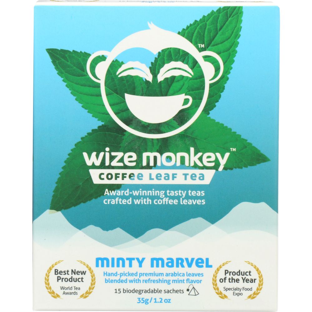 WIZE MONKEY: Tea Coffee Leaf Mint, 35 gm
