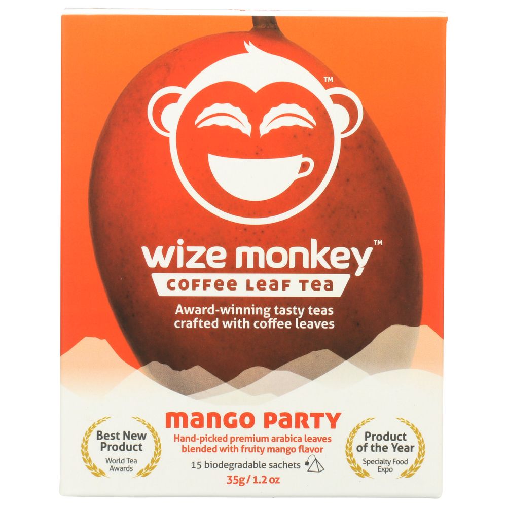 WIZE MONKEY: Tea Coffee Leaf Mango, 35 gm