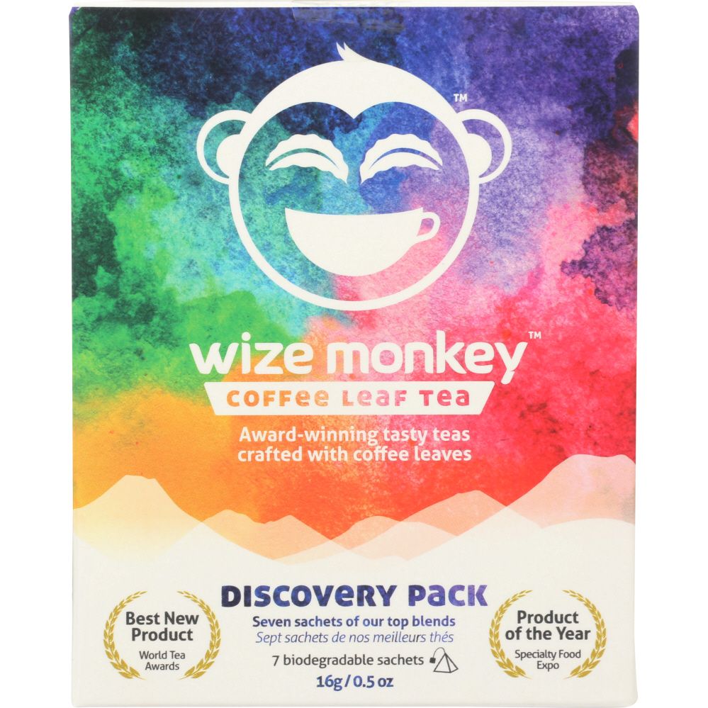 WIZE MONKEY: Tea Coffee Leaf Discv Pck, 16 gm