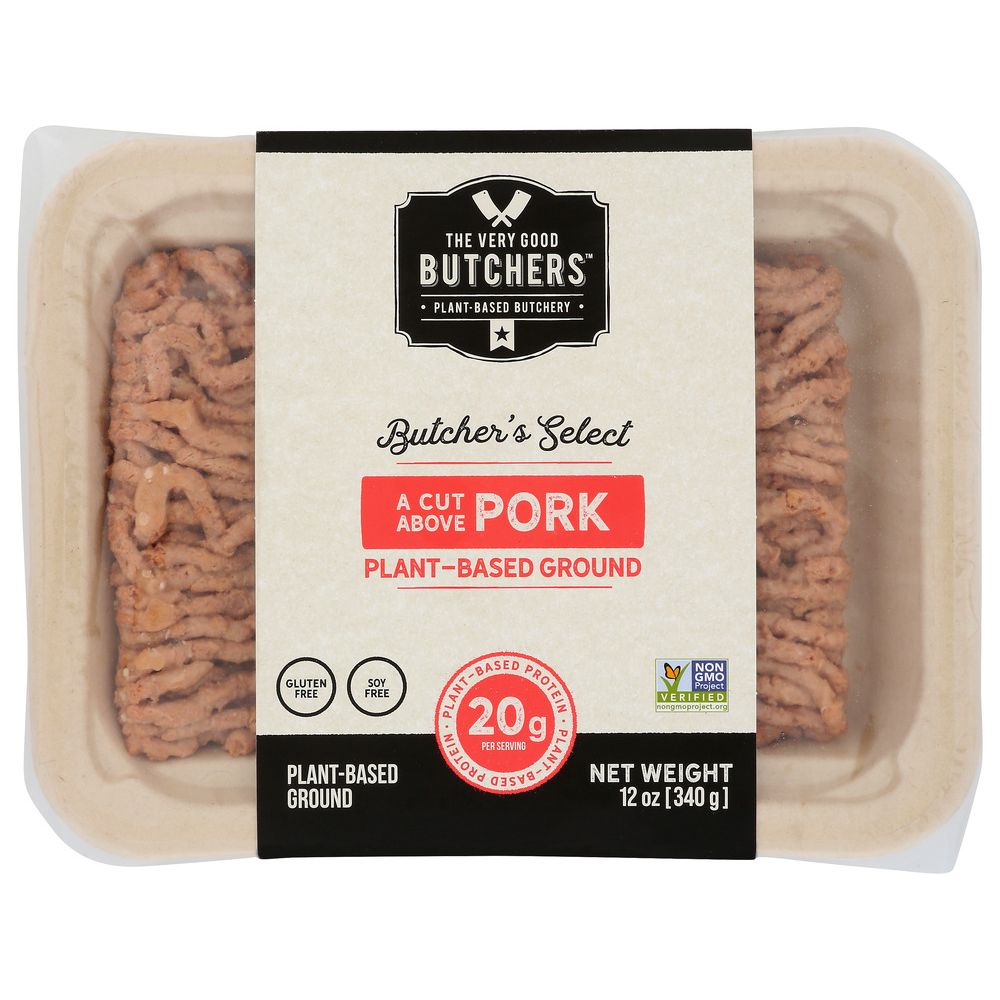 VERY GOOD BUTCHERS: Plant Based Ground Pork, 340 gm