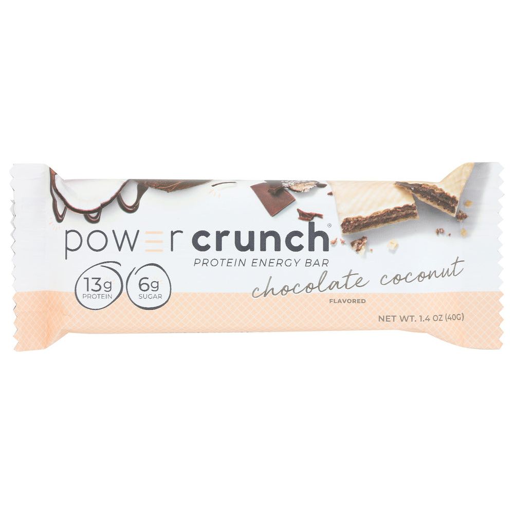 POWER CRUNCH: Chocolate Coconut Protein Bar, 1.4 oz