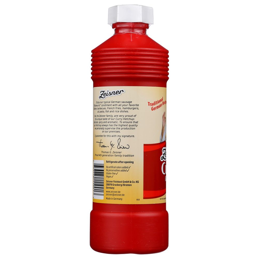 ZEISNER: Curry Ketchup, 17.5 oz