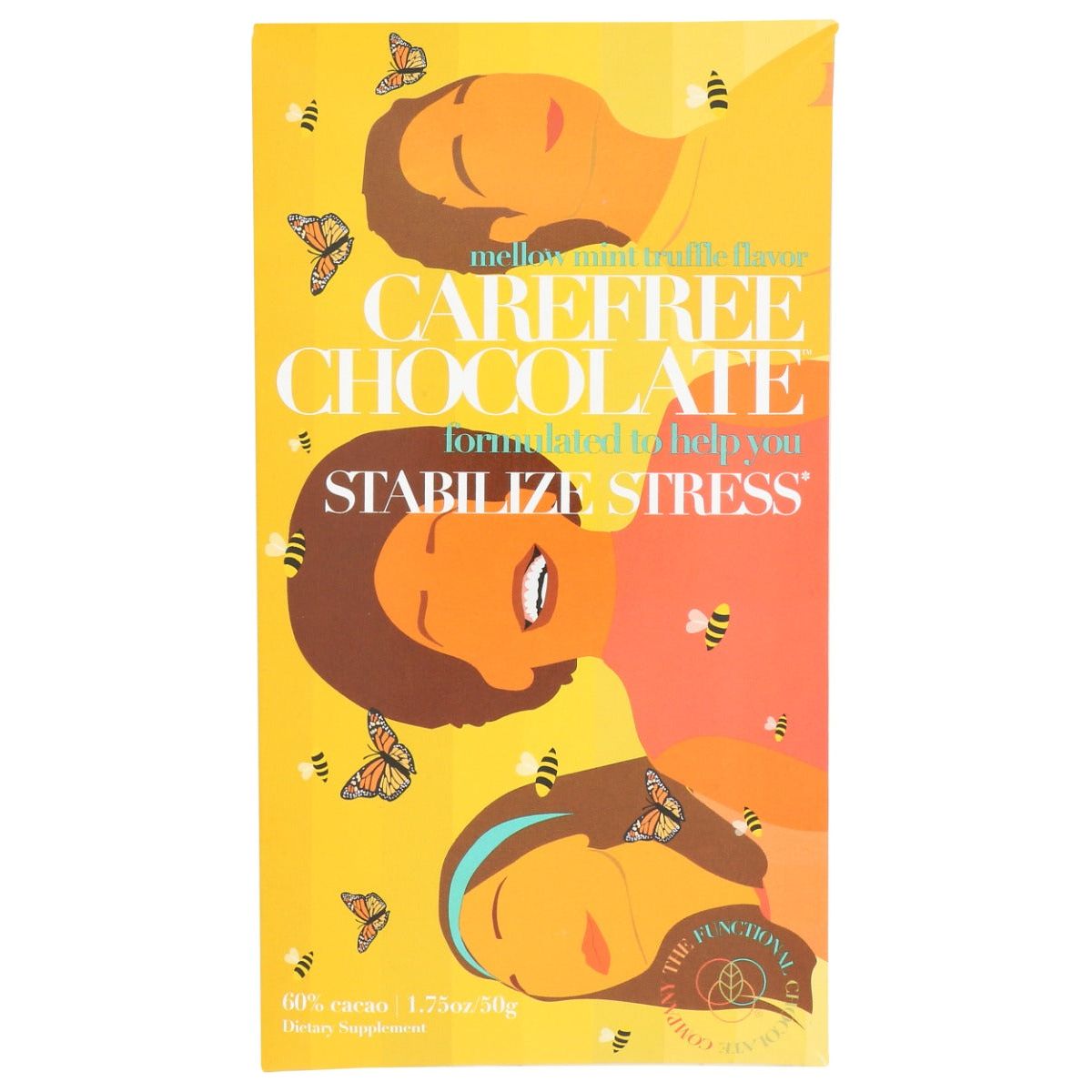 THE FUNCTIONAL CHOCOLATE COMPANY: Carefree Chocolate, 1.75 oz