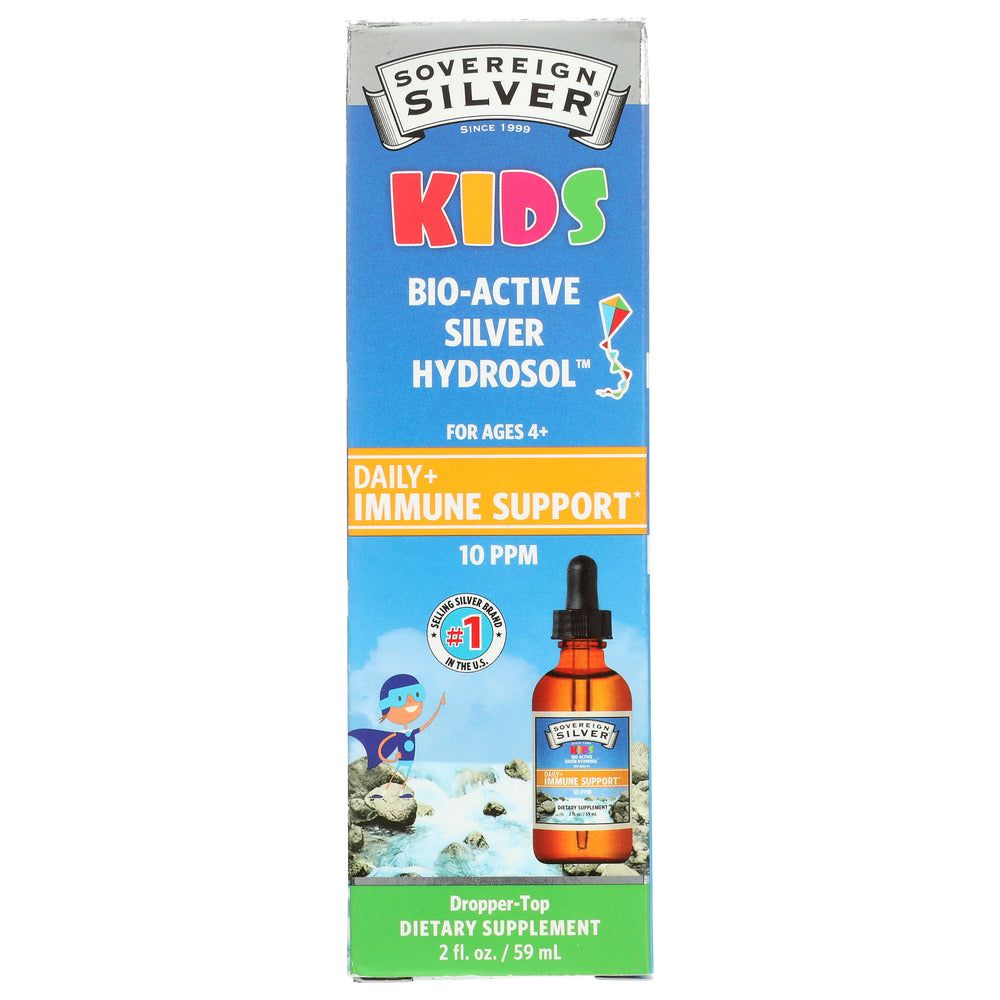 SOVEREIGN SILVER: Kids Silver Immune Drop, 2 oz