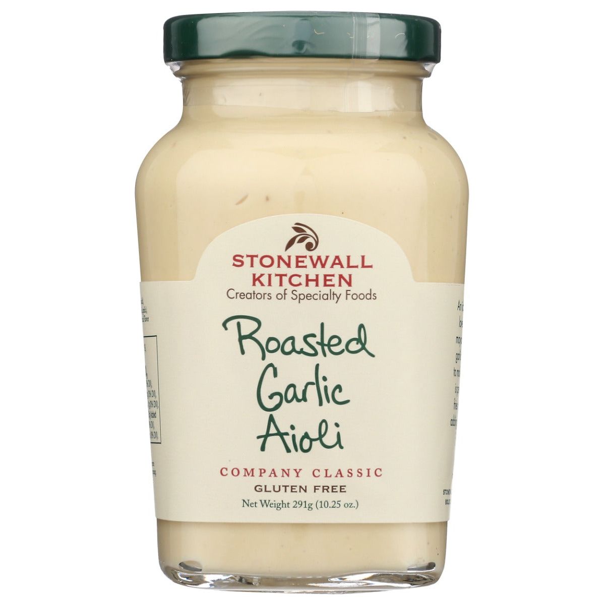 STONEWALL KITCHEN: Roasted Garlic Aioli, 10.25 oz
