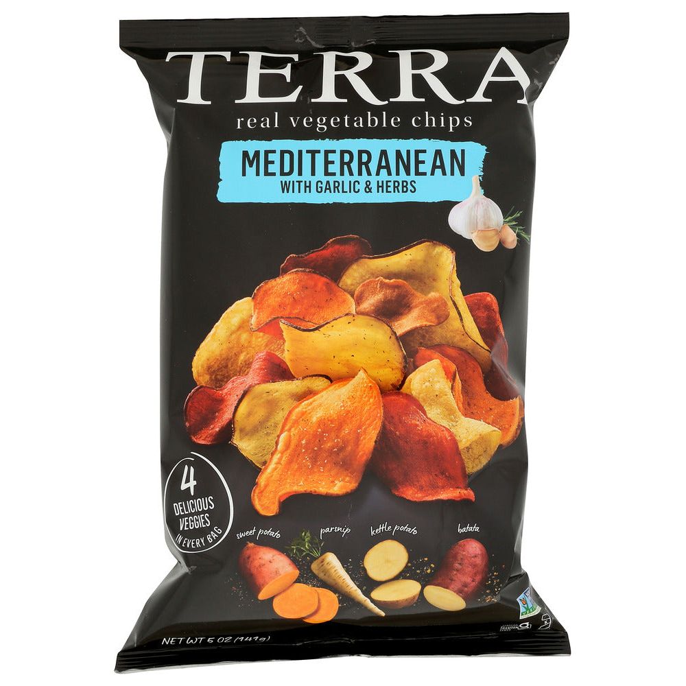 TERRA CHIPS: Exotic Vegetable Chips Mediterranean, 5 oz