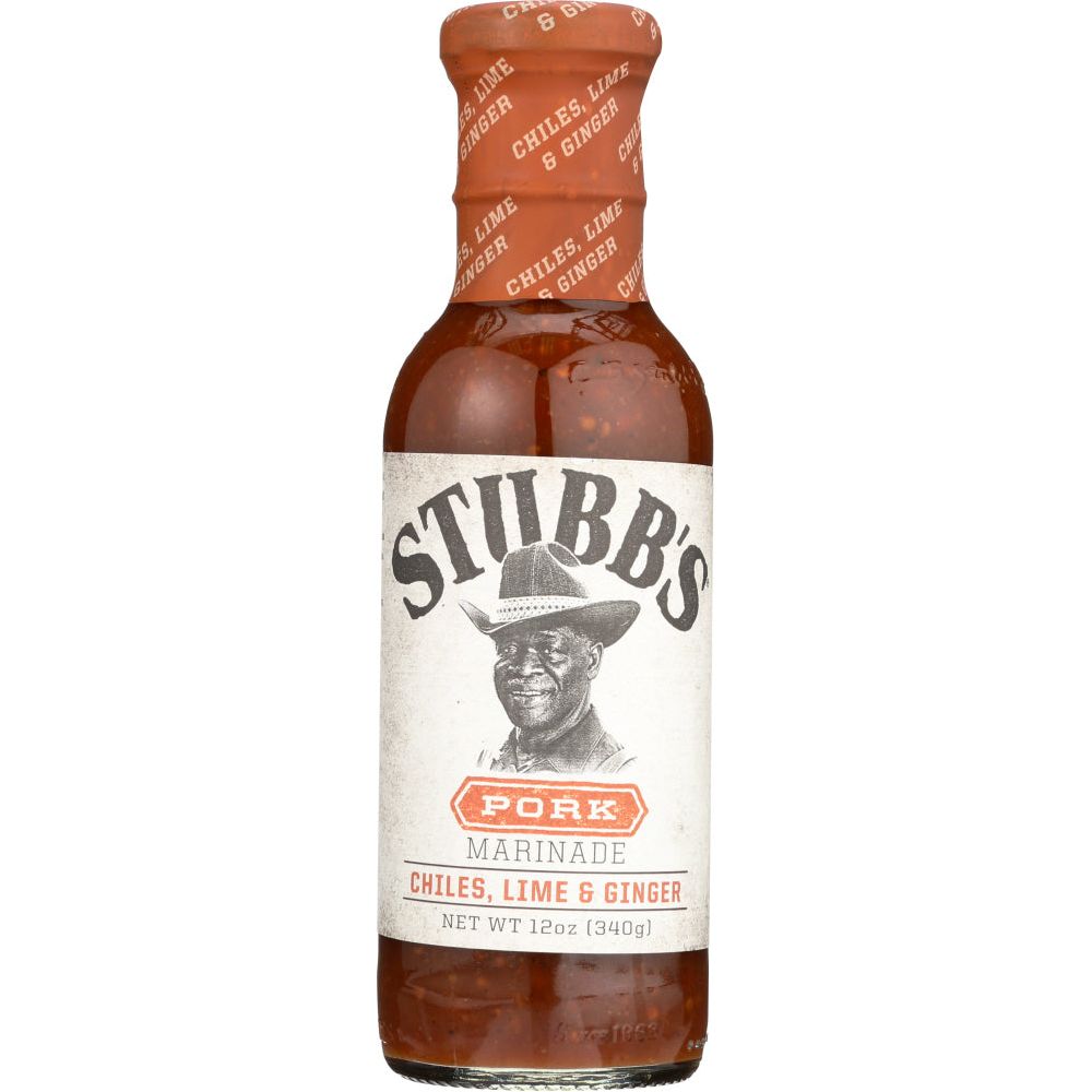 STUBBS: Chili Lime And Ginger Pork Marinade, 12 oz