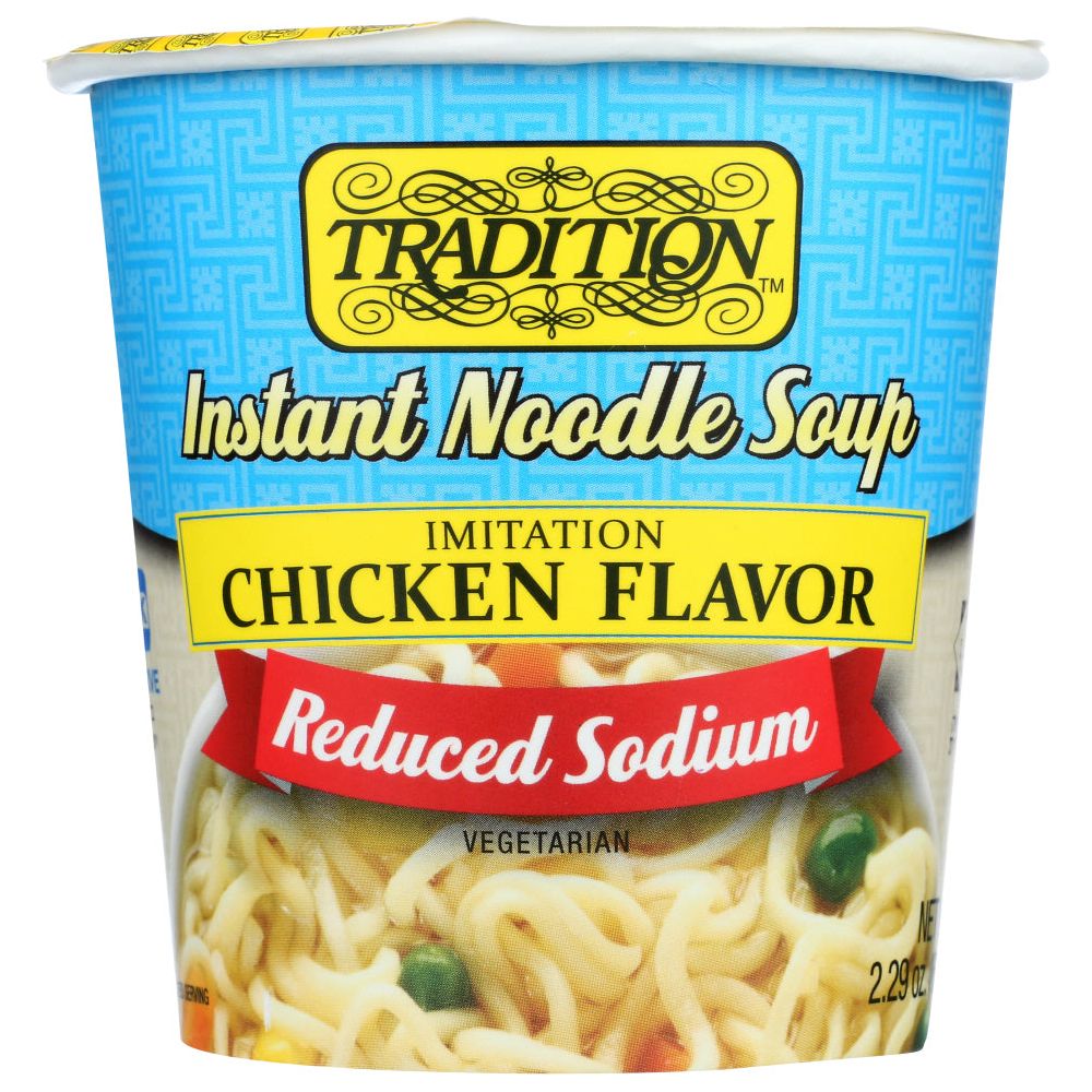 TRADITION: Chicken Instant Noodle Soup Reduced Sodium, 2.29 oz