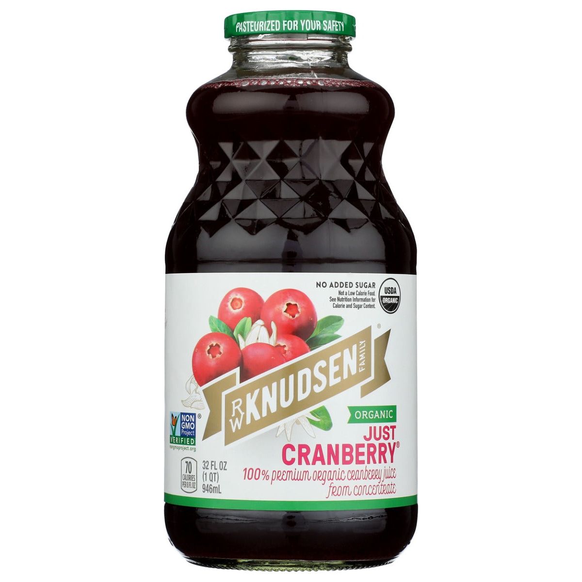 R.W. KNUDSEN: Family Just Cranberry Juice Organic, 32 oz