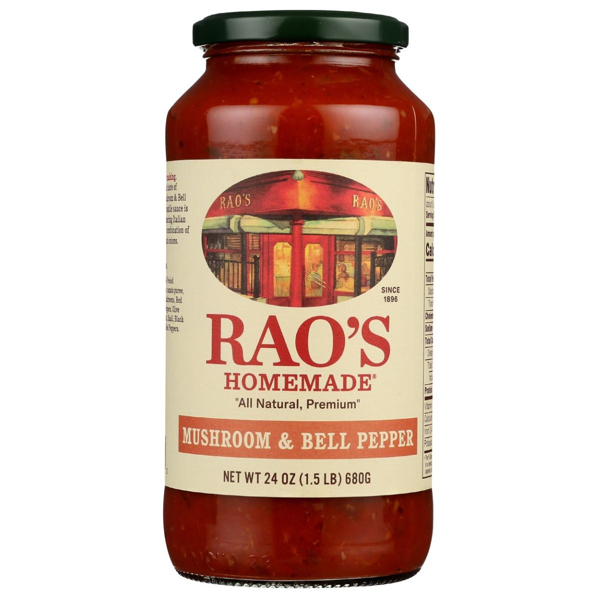 RAOS: Mushroom & Bell Pepper Sauce, 24 oz