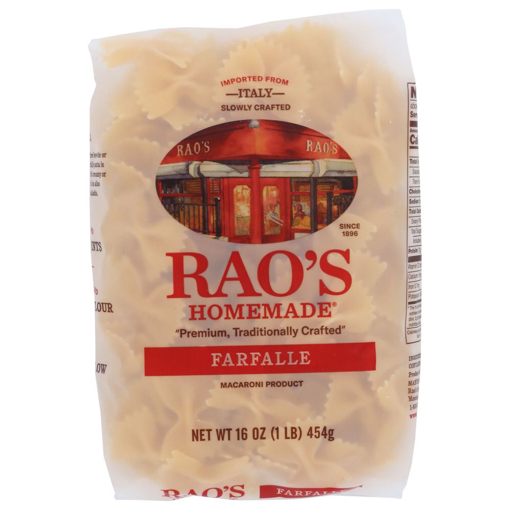 RAOS: Pasta Farfalle, 16 oz