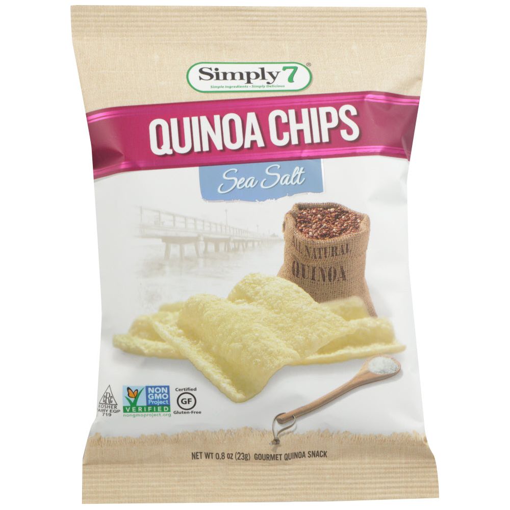 SIMPLY 7: Chip Quinoa Snglsrv Seasl, 0.8 oz