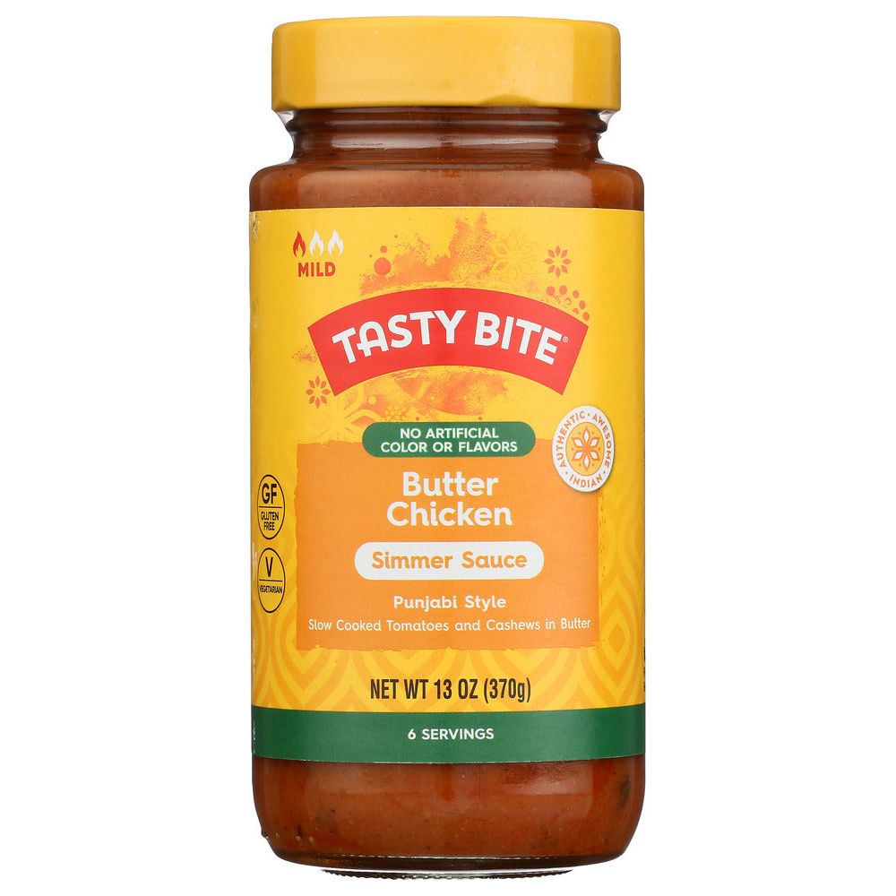 TASTY BITE: Butter Chicken Simmer Sauce, 13 oz