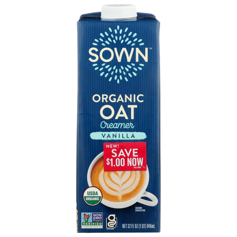 SOWN: Creamer Oat Vanilla, 32 oz