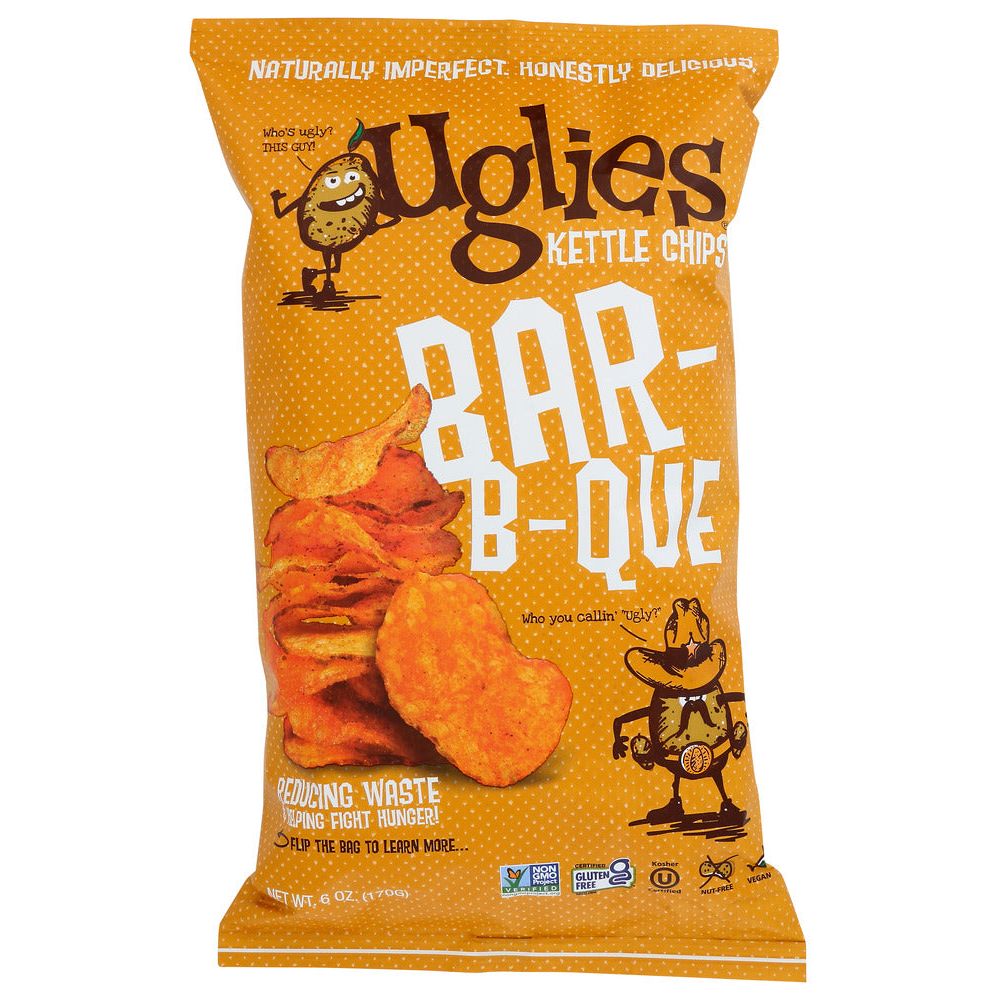UGLIES: Barbecue Potato Chips, 6 oz