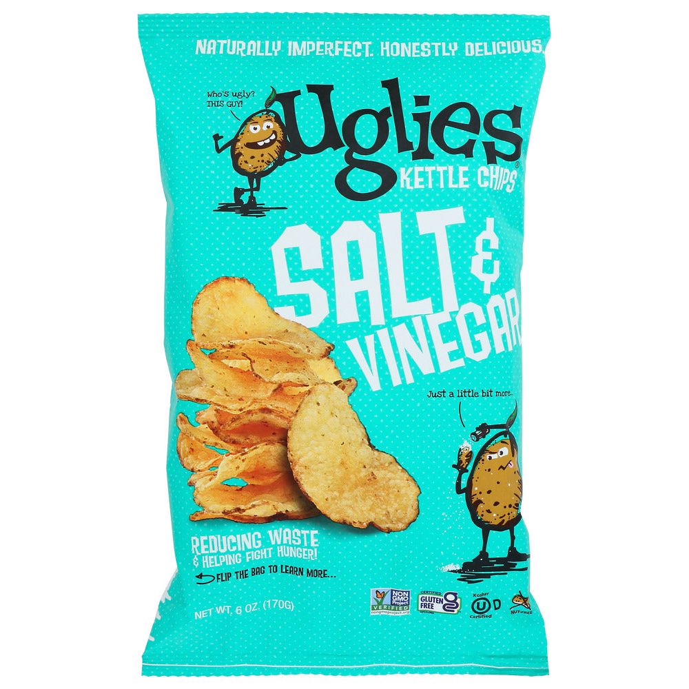 UGLIES: Salt And Vinegar Potato Chips, 6 oz