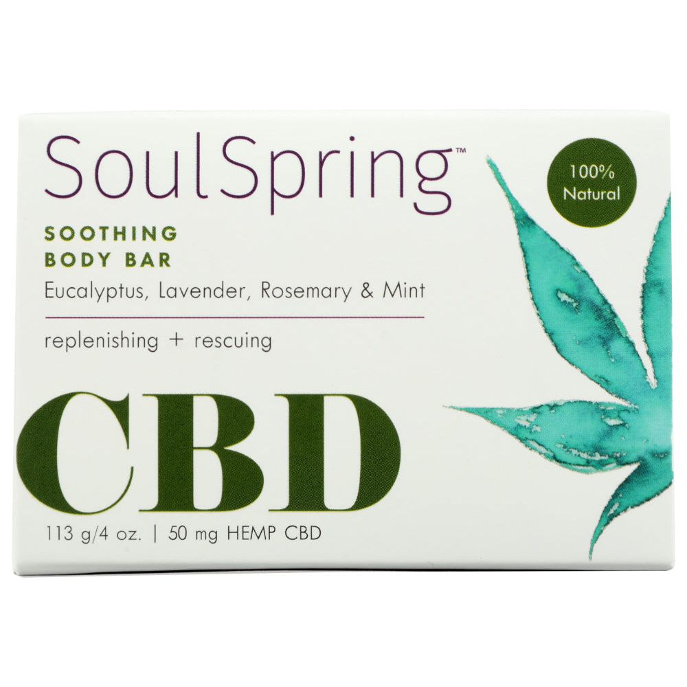 SOULSPRING: Cbd 50Mg Body Bar, 4 oz