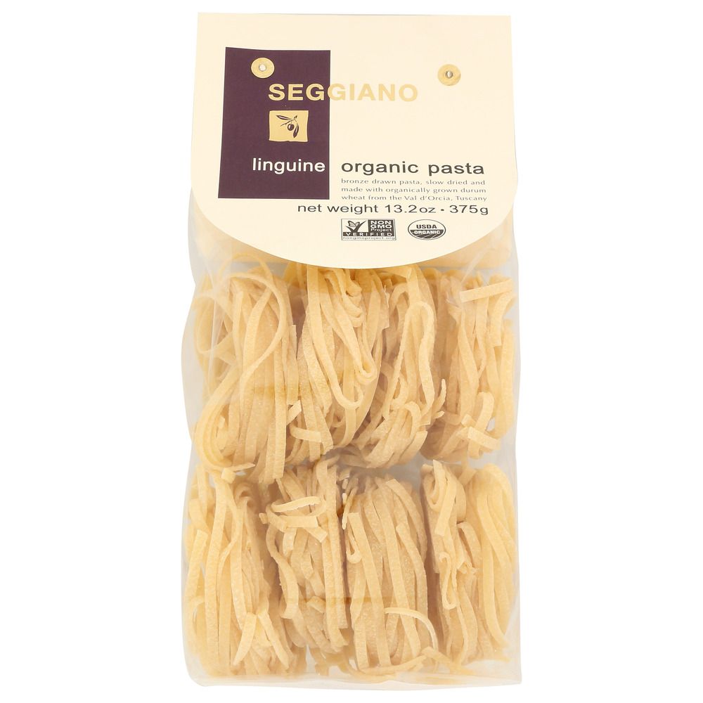 SEGGIANO: Organic Pasta Linguini, 13.2 oz