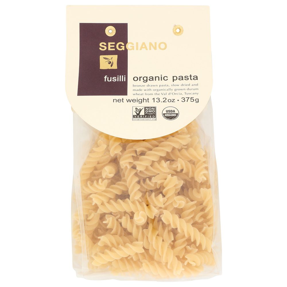 SEGGIANO: Organic Pasta Fusilli, 13.2 oz